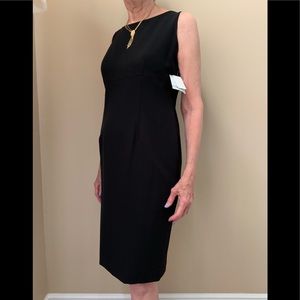 Kasper New Black Sheath Dress